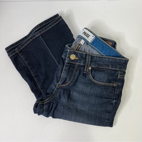 Paige Skyline Boot Petite Denim Jeans - Picture 1 of 9